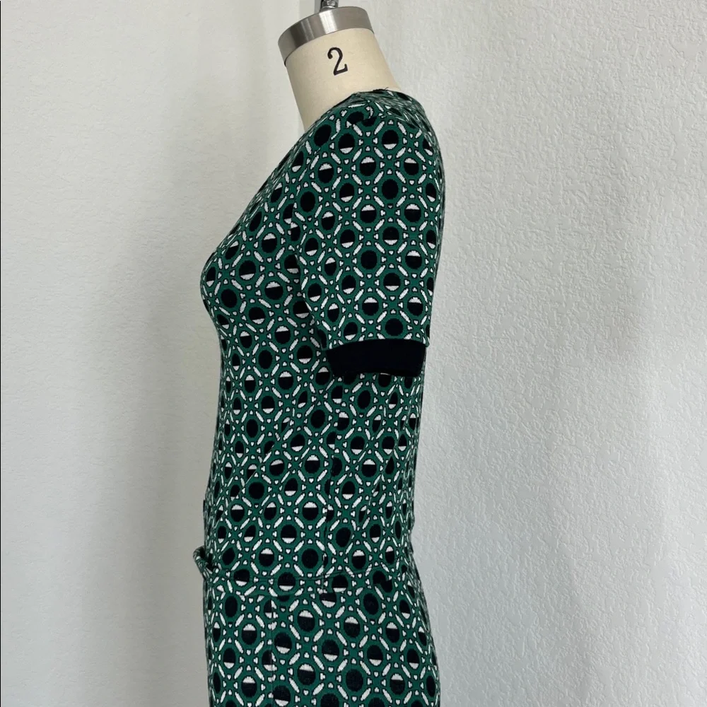 Zara Jacquard Geometric Print 70s Trousers Set Knit Top Outfit - Picture 6 of 11